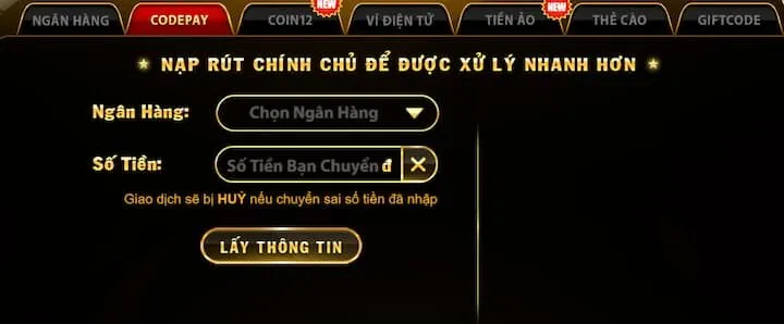 Hướng dẫn nạp tiền vào Hitclub siêu dễ